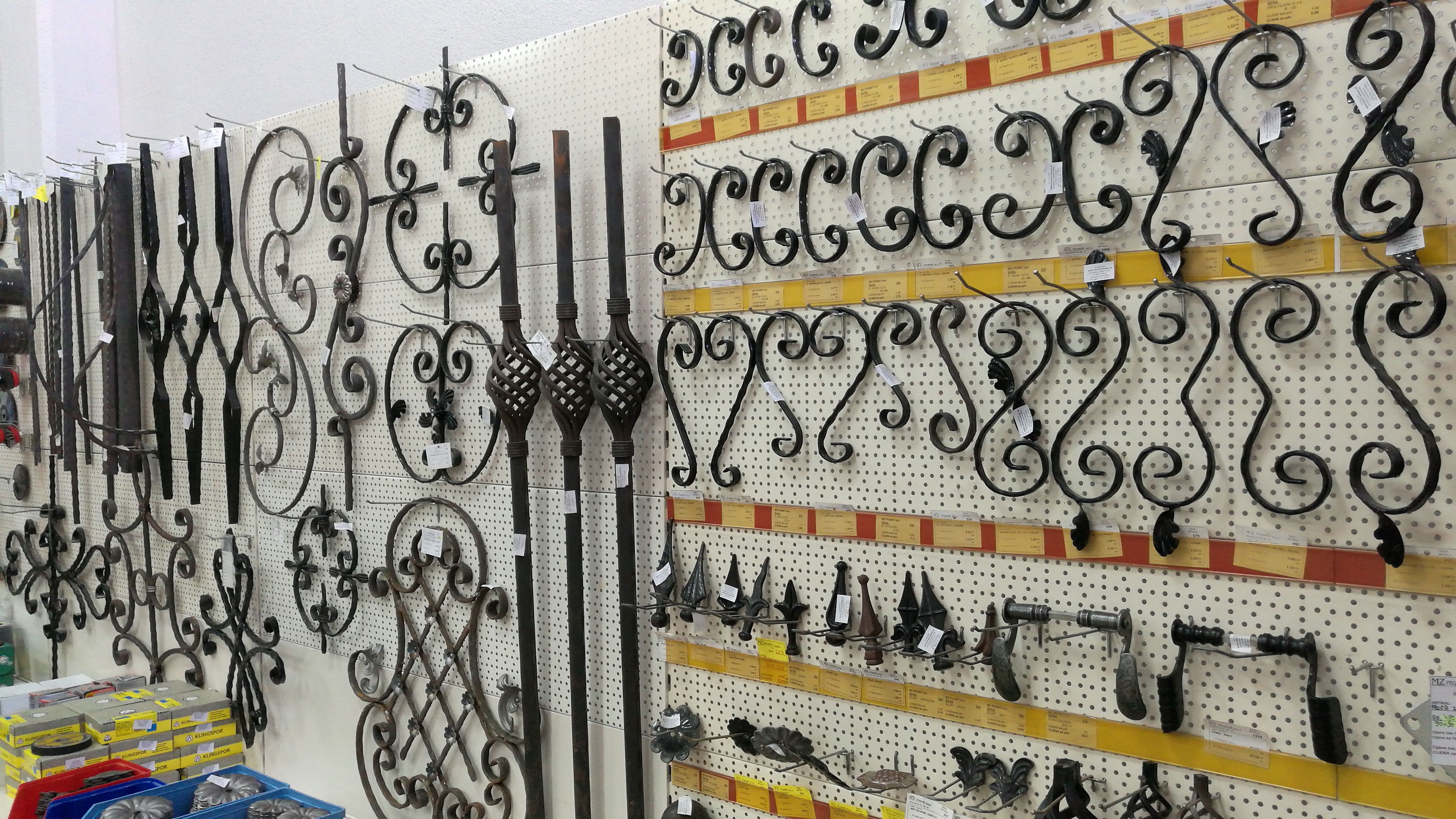 Elementi za kovane ograde - MZ Promet